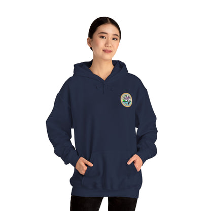 Sector SEAK Coast Guard Unisex Heavy Blend Hoodie – Front Emblem + Back Emblem