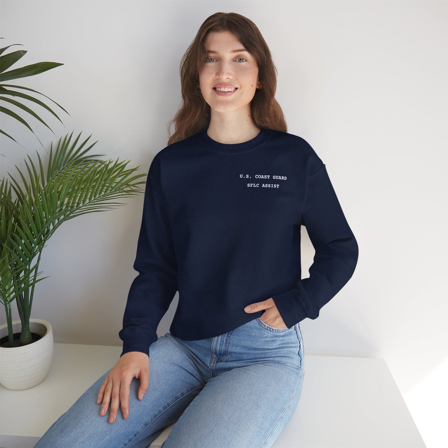 Unisex Heavy Blend™ Crewneck Sweatshirt - USCG SFLC ASSIST