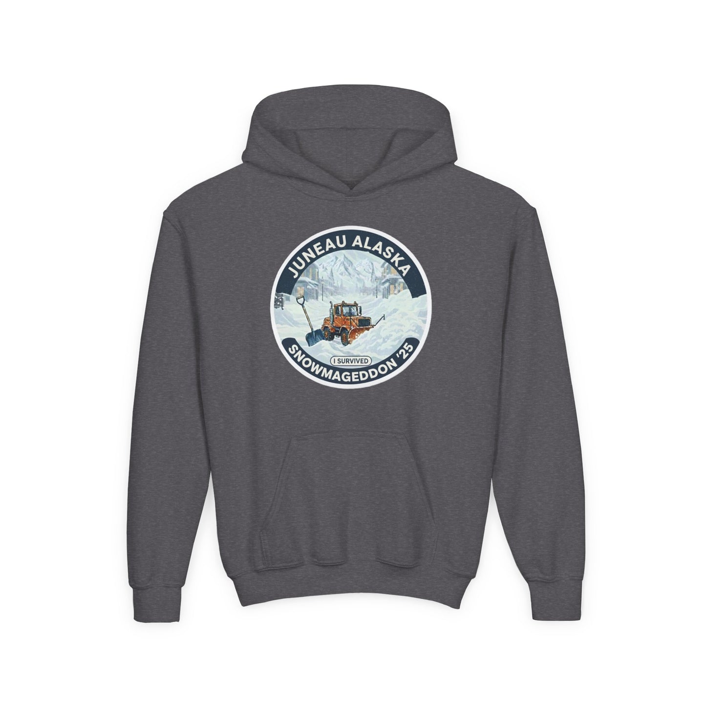 Snowmageddon Youth Heavy Blend Hooded Sweatshirt