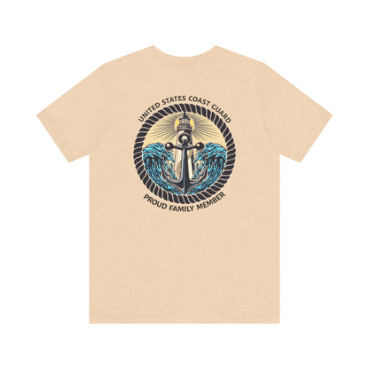 Anchor Of Light Personalized Adult Short Sleeve Tee