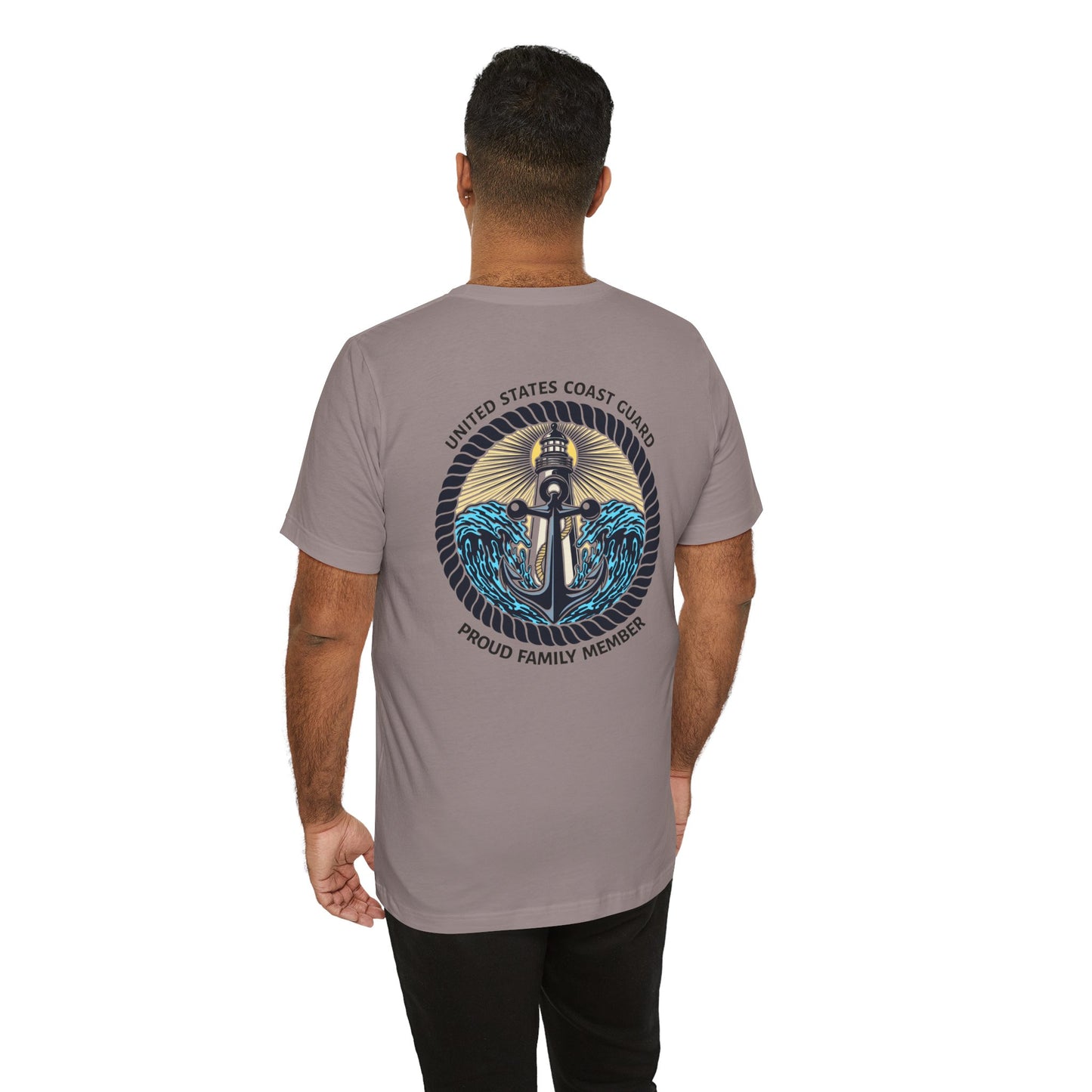 Anchor Of Light Personalized Adult Short Sleeve Tee