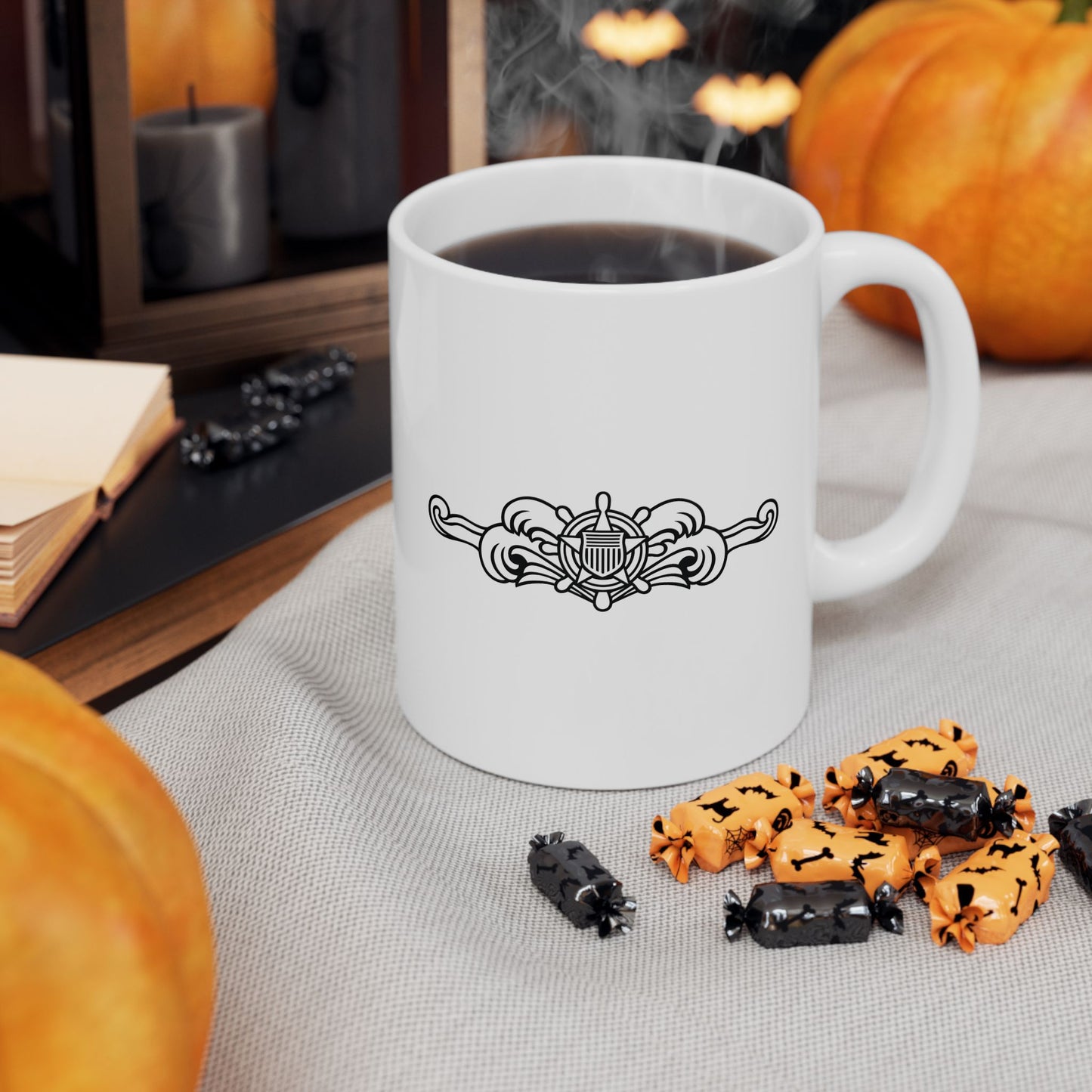 Crest Emblem Coffee Cup